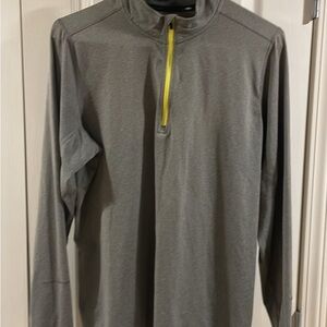 Nike Gray Quarter-Zip Sweatshirt